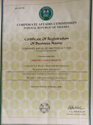 James Emmanuel, Greennet Global Projects